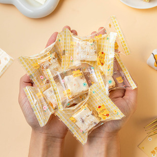雪花酥包装袋通明机封袋烘焙奶枣牛轧糖曲奇饼干糖果纸糖果太妃糖