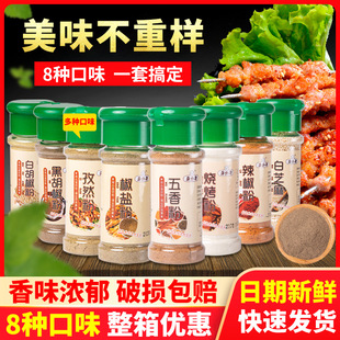 烧烤料烤肉撒料孜然粉辣椒粉椒盐粉胡椒粉五香粉商用