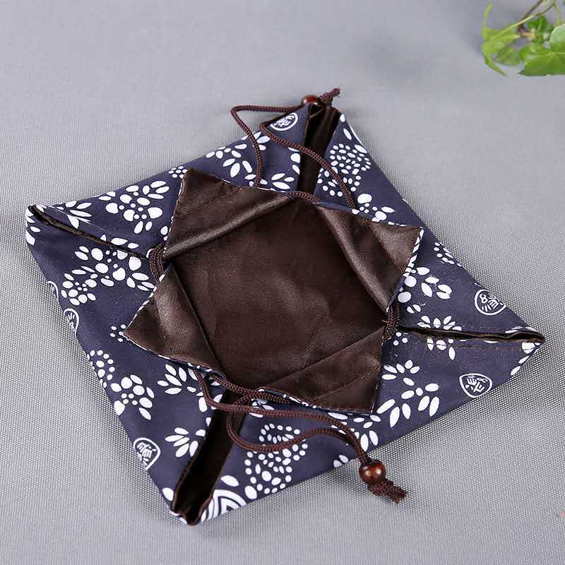 宜兴紫砂壶锦袋茶壶礼袋锦盒茶巾麻布袋瓷器印章建盏锦囊特价