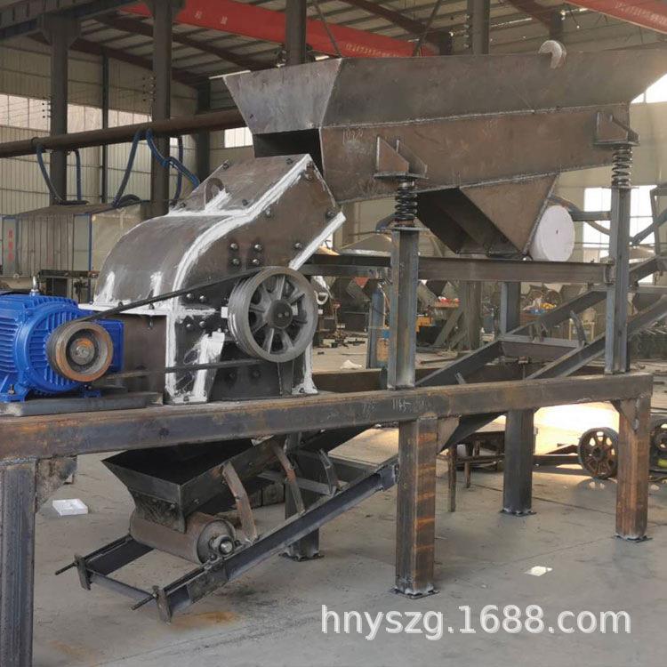 移动式破制砂机采 小型建筑垃圾PC300*20锤式粉机 石场碎碎鹅卵石