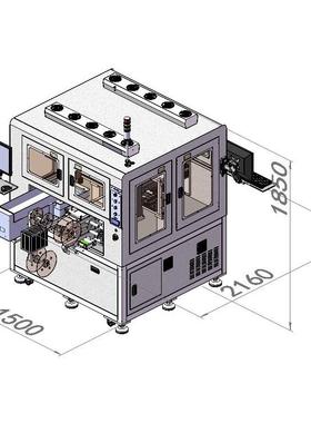 ZTi-TM80多辅料贴装设备辅形辅料全自动贴异装机高速高层精度八头
