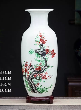 样板房酒店新博古架装饰品陶青瓷瓶仿古瓷瓶工艺品