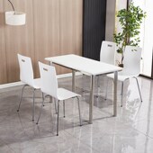 食堂餐桌椅学校公司单位员工小吃店分体快餐桌椅