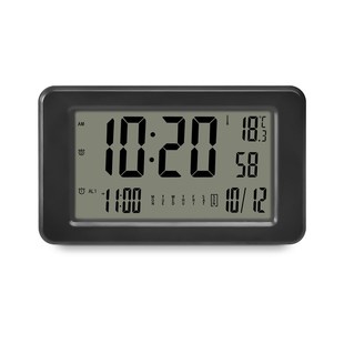 电子闹钟客厅超款大字日历摆台式时钟表带夜光背光挂墙