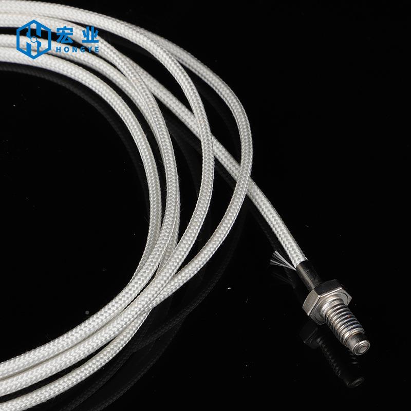 钉式e k器型热电螺偶M6热温度传感加长线温控测温电高温探头M6/M8