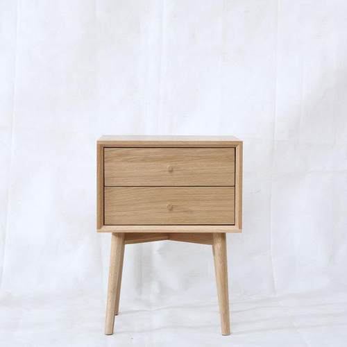 北现代简室约卧室家16具头柜二斗柜卧家具床储物柜全实欧木床头柜