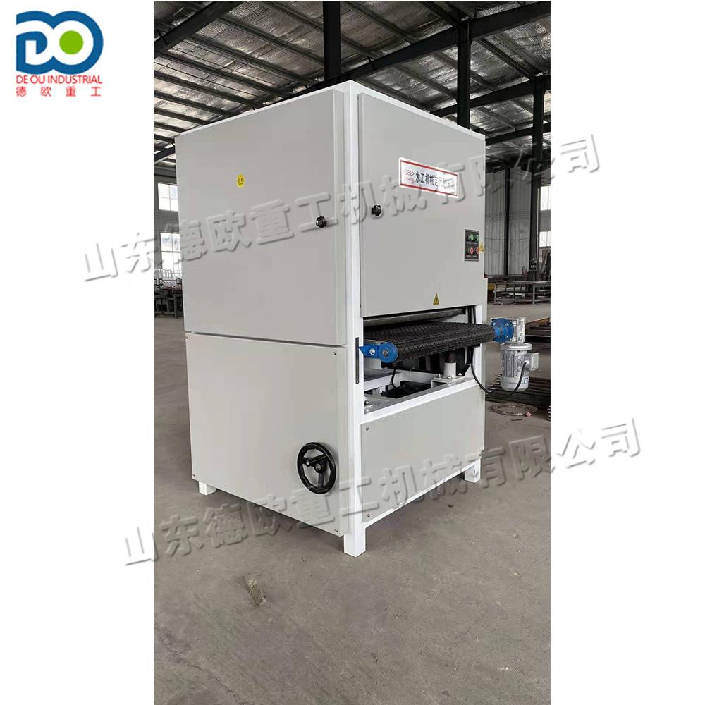 小木设工板材型光机 砂金属型材表面DO-SG800抛光设备 木板底部油