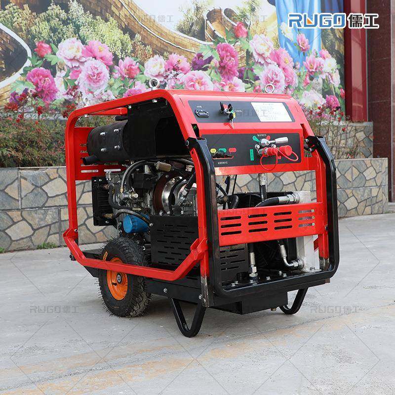 汽油力柴油液CTF压动力站渣泵厂家动市浆政管道排水移动液压站动