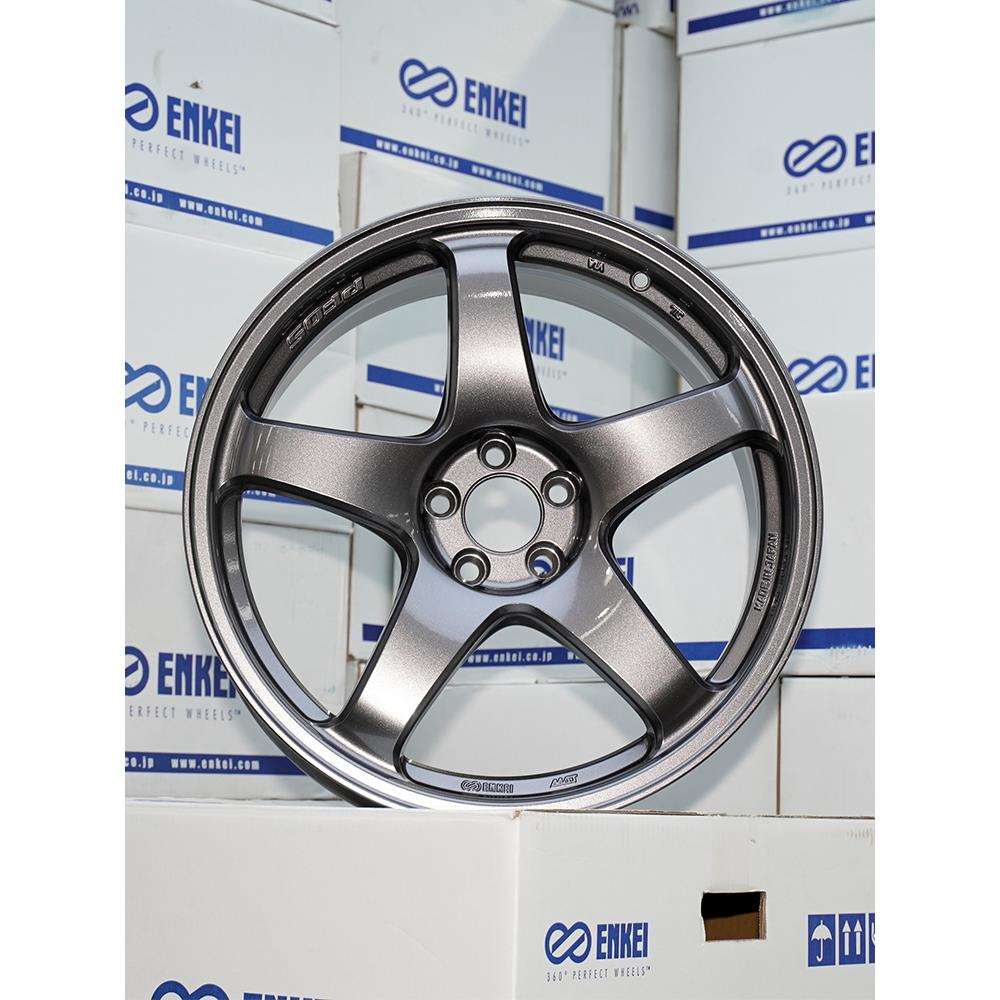 上海吾卡ENKEI PF05旋压轻量化铸造改装轮毂1516171819寸思域飞度