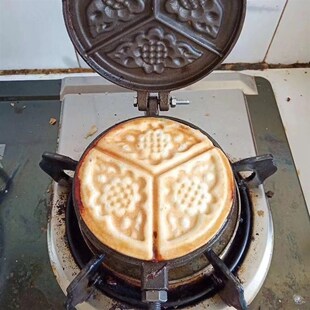 老式 小饼夹子烙饼锅火烧模具童年回忆