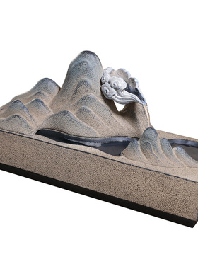 流水新客厅玄关办公室茶室山水装饰循环水景招财喷泉