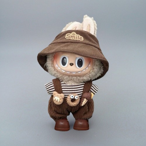 适用labubu娃衣123代拉布布衣服