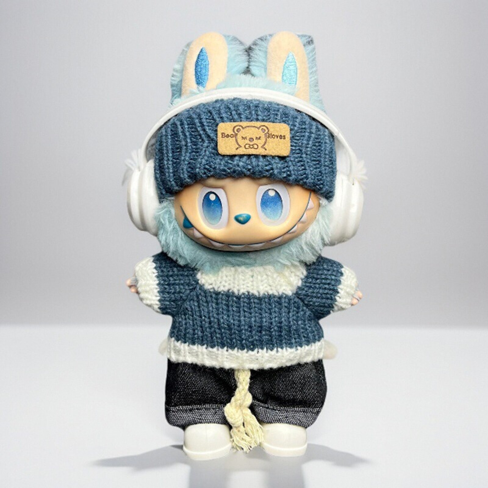 一二三代拉布布衣服labubu娃衣