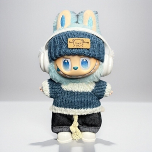 Labubu娃衣适用17cm一二三代前方高能希望平静海盐耶耶拉布布衣服