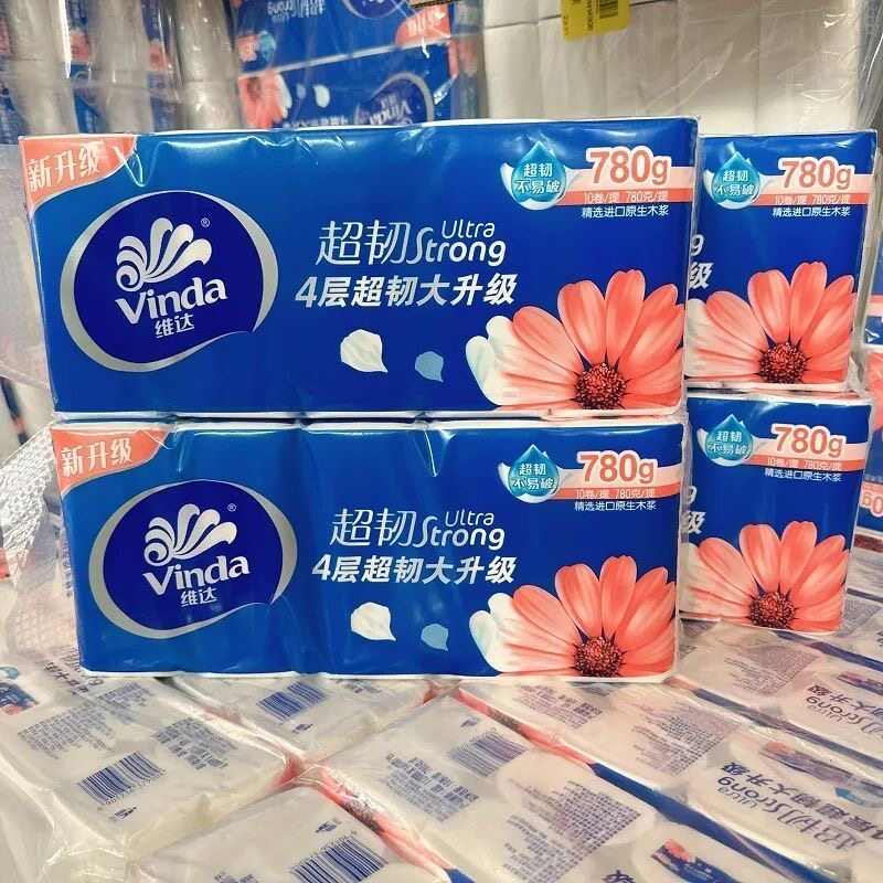 维达卷纸超韧无芯卷纸4层加厚卫生纸家用宿舍手纸厕纸家庭实惠装,洗护清洁剂/卫生巾/纸/香薰,家用擦手纸,淘宝优惠券,粉丝福利购,淘宝优惠卷
