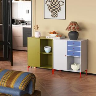 独也/Montana餐边柜北欧餐厅组合收纳柜储物柜边柜多巴胺柜子定制