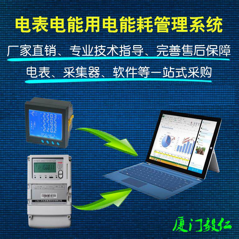 电子电表电能电度表采集器电量有线抄表能耗能源监测管理系统软件