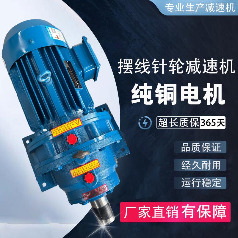 常州国标纯铜BWD卧式铜芯摆线针轮减速机电机一体立式BLD减速器