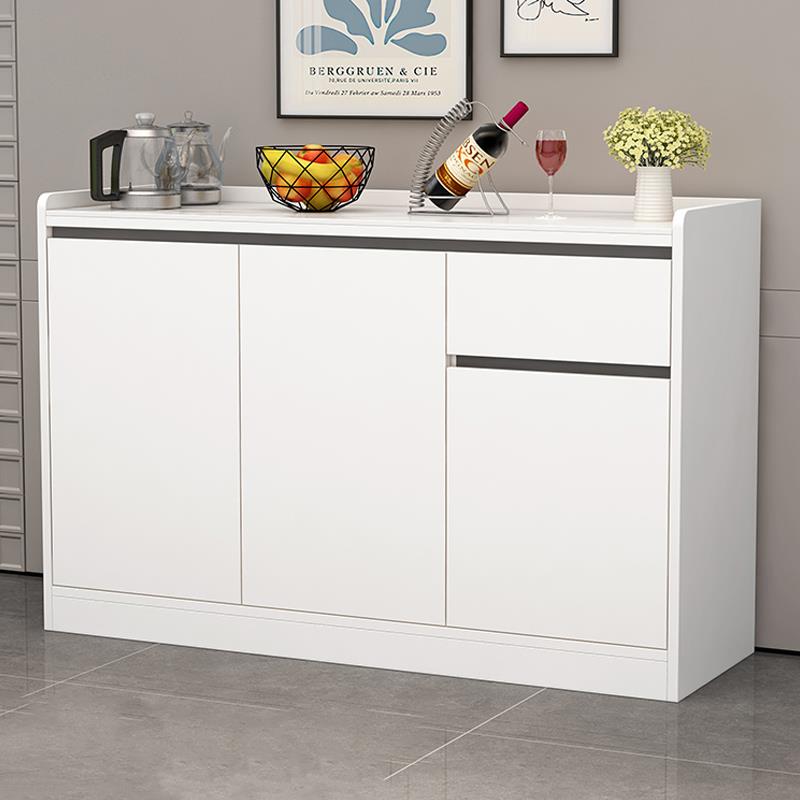 岩板餐边柜靠墙一体客厅置物柜橱柜家用厨房柜子储物柜收纳茶水柜