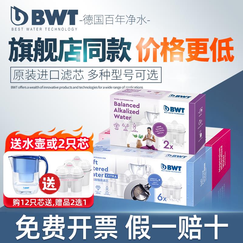 德国bwt滤芯官方正品镁离子去水垢滤芯净水器倍世过滤净水壶滤芯