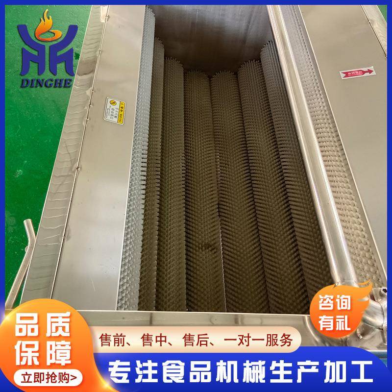 供KXR喷应U型 毛式去皮清洗辊机 不锈钢莲藕清洗机淋式洋姜清洗机