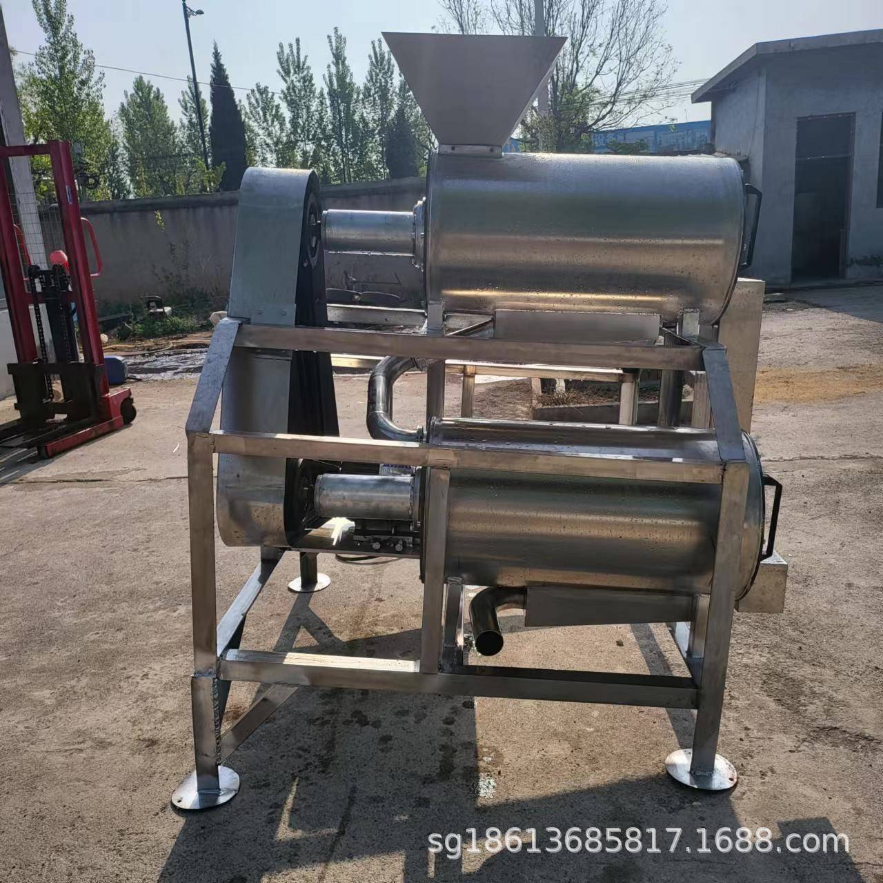 不锈钢打果酱机 榴莲蓝莓芒果打浆机 商用大型去核打浆机