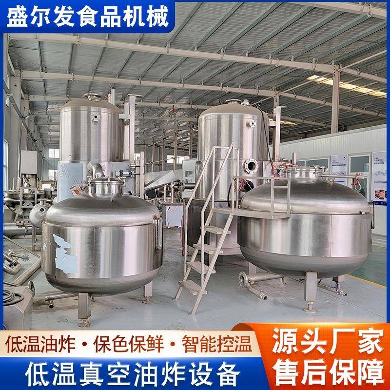 全自动真空油炸机一机多用保持食物原色原香立式食品油炸设备