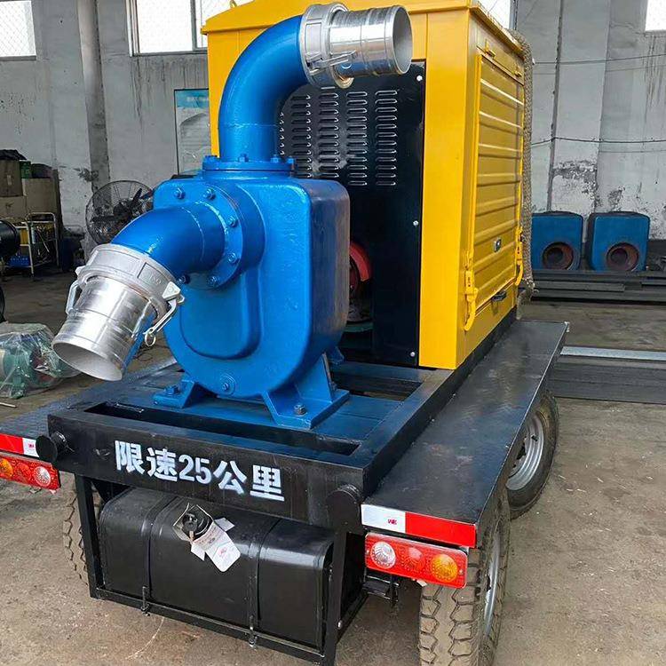 小型自吸柴油抽水泵移动式抽水车设备防汛泵车机器厂家