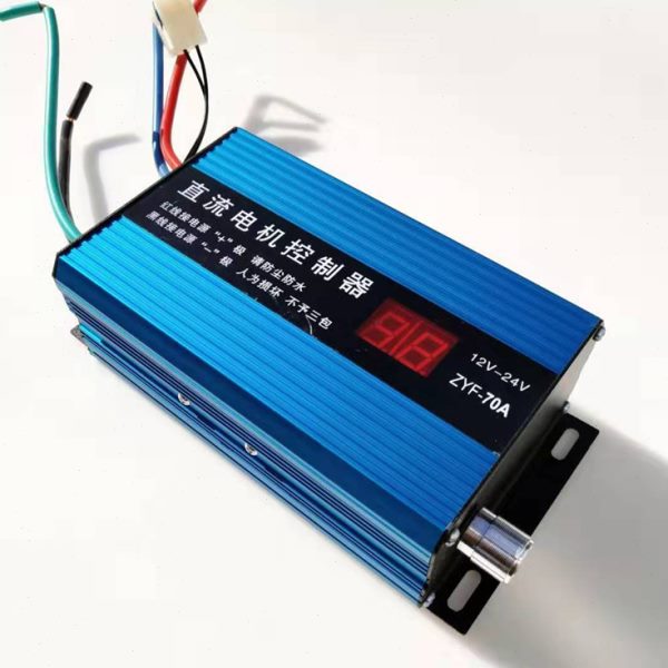 电动70A大功率调速控制器施肥撒肥扬肥播种机器直流电机调速开关