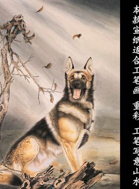 六加厚云母水矾宣 大师级熟宣 工笔画手工宣