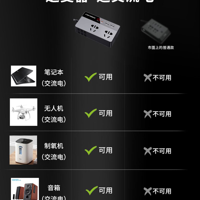 载转换器转交流电货汽充电器变压器电
