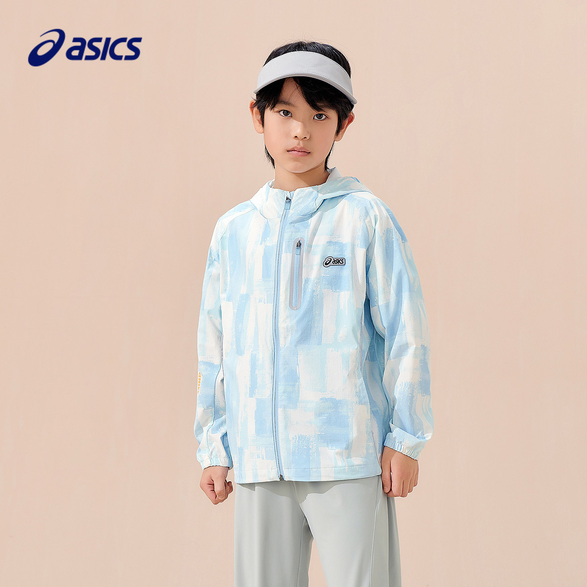 ASICS/亚瑟士童装25年夏季新款男童运动满印三防工艺轻潮梭织便服,童装/婴儿装/亲子装,普通外套,淘宝优惠券,粉丝福利购,淘宝优惠卷