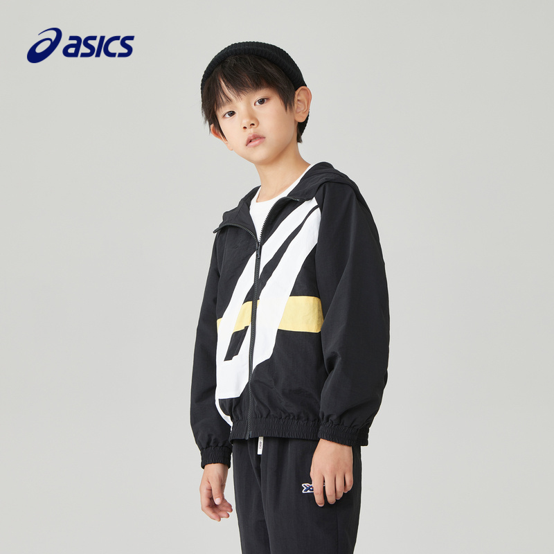 ASICS/亚瑟士童装2025年秋季新款男女儿童运动休闲梭织便服外套