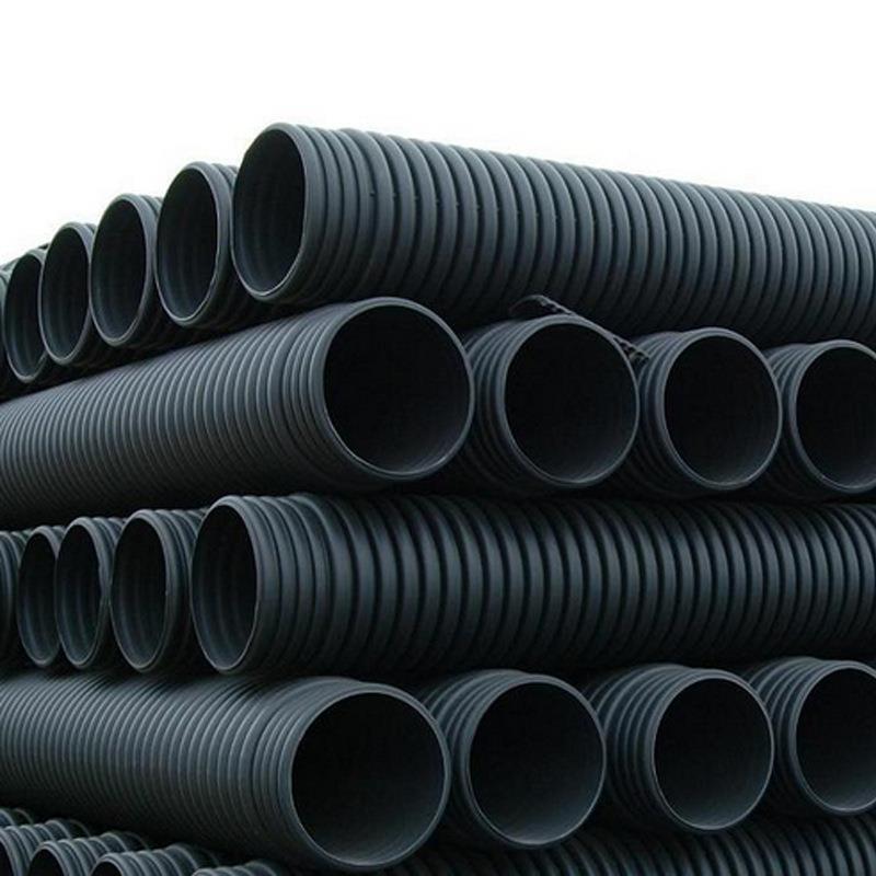 HDPE双壁波纹管大口径污水管市用排水管道8千牛保环刚度