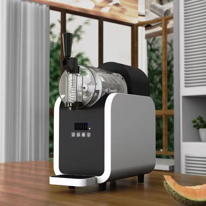 商用雪融机双缸雪泥机奶茶店小型果汁沙冰机雪蓉机