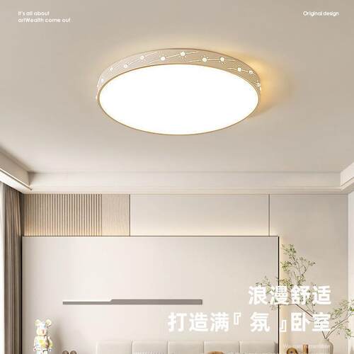 客厅灯led吸顶灯卧室灯具灯饰简约现代书房餐厅圆形房间灯具大全