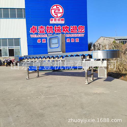 小龙虾等禽畜海鲜分规格重量拣选