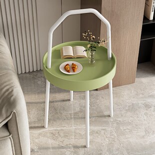 伯恩维边桌客厅小茶几床头柜奶油风小茶台迷你物