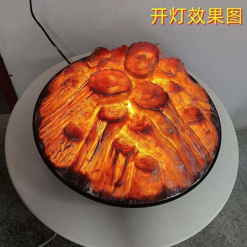 仿真木炭火盆婚庆道具充电插电两用乔迁婚礼创意道具火焰灯