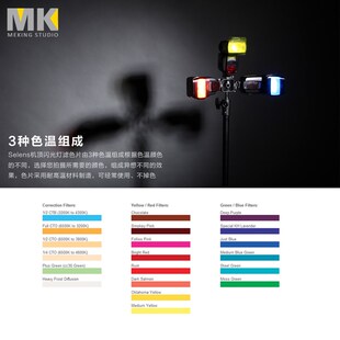 n色温片相顶闪光灯热靴灯色片拍摄影彩色纸卡挡光板