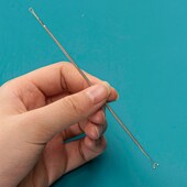 头9银洗眼针洗眼睛采耳工具装 技师刮头圆头眼刮银珠棒