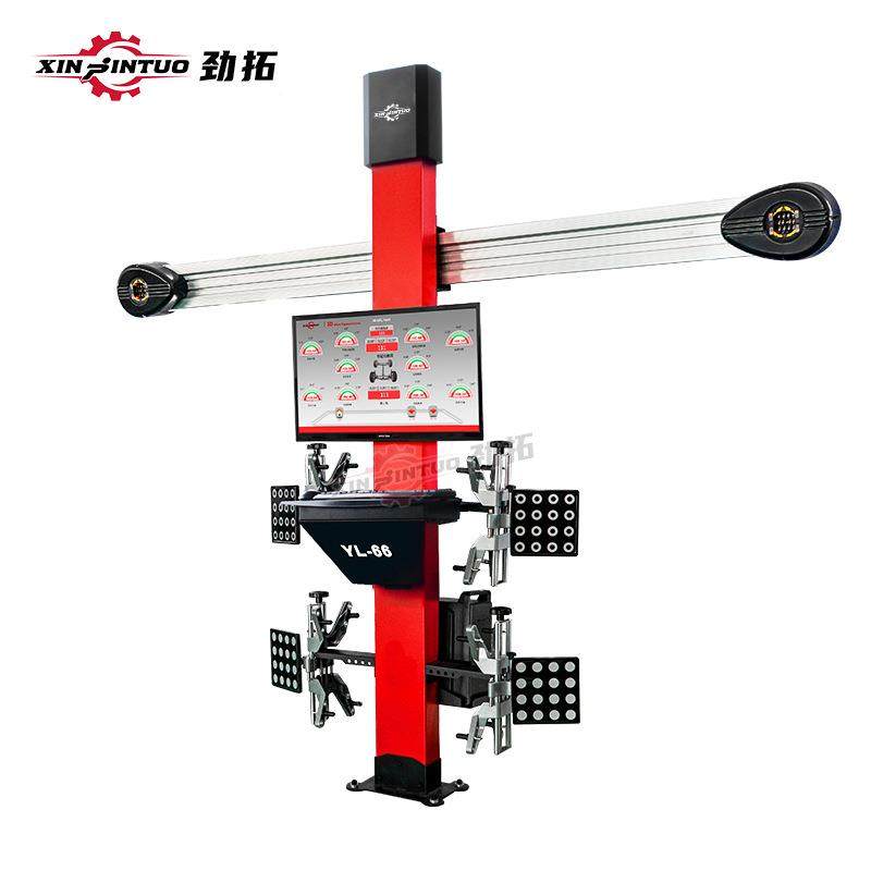 D四轮定位仪数汽3车轮胎检测备定位机厂家据精设准免SCX费升级