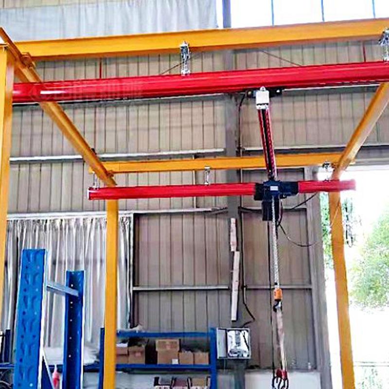 kb起重机 0线.5kT柔性悬挂轻PZM型组合式行吊厂 流水轨道柔房性吊