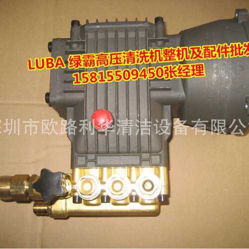 绿霸高压清洗机高压泵 3WZ-18060B LT-16MB 17MB泵头铜头配件