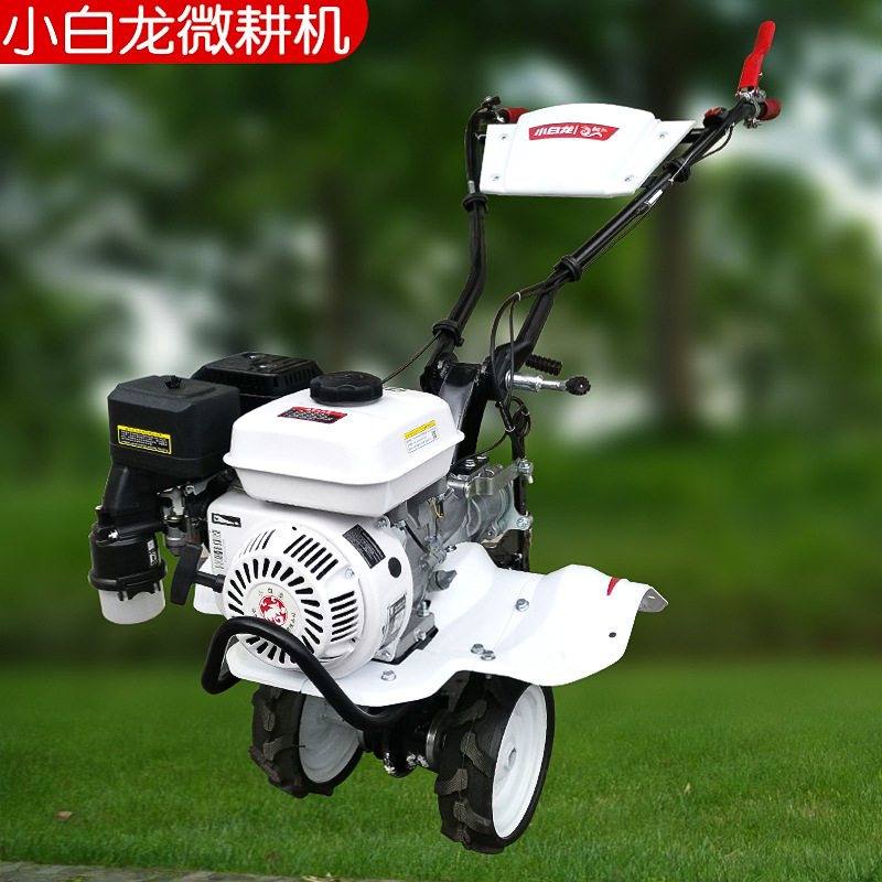 小白龙汽油微耕机小型家用多功能旋耕机农用硬地水旱两用耕地机