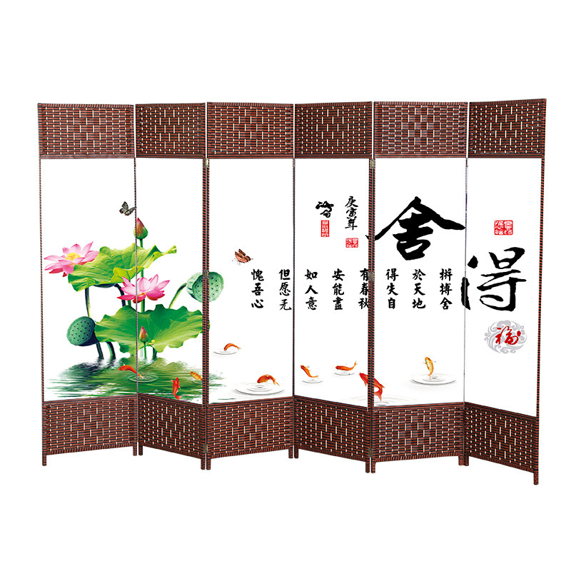 酒店时尚屏风布艺现代玄关茶馆卧室客厅办公