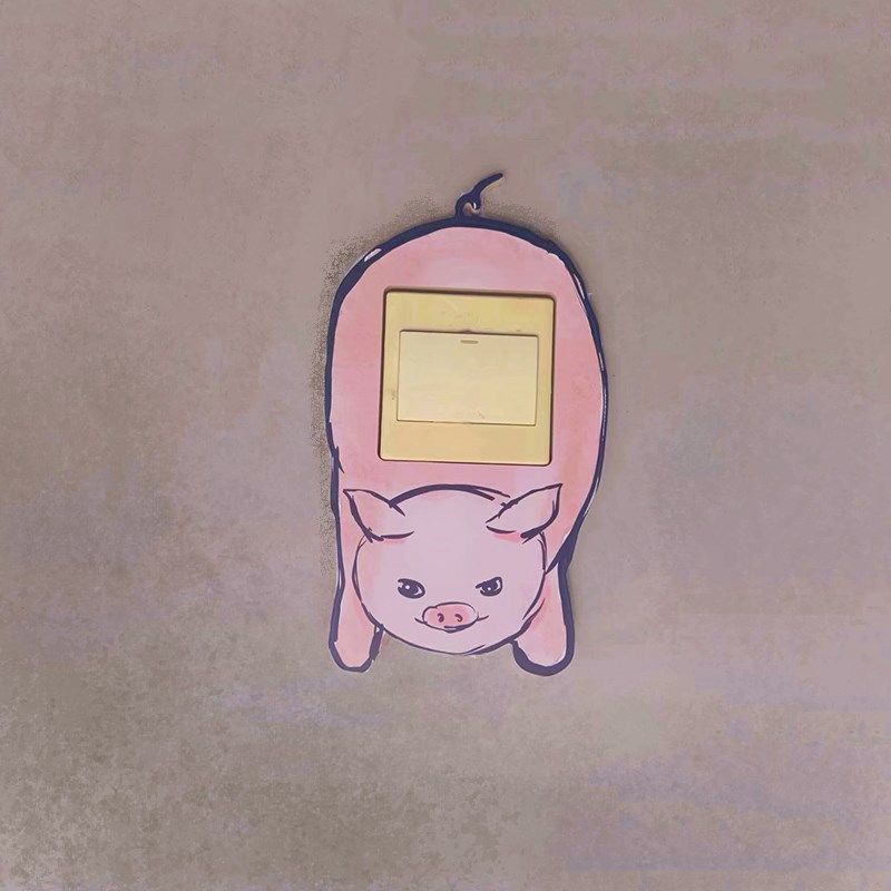 小胖猪木质饰墙保护卧室饰