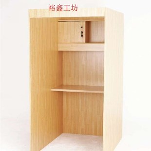 沉浸式自习桌考研单桌培训电脑桌子自习室封闭式学习课厂家