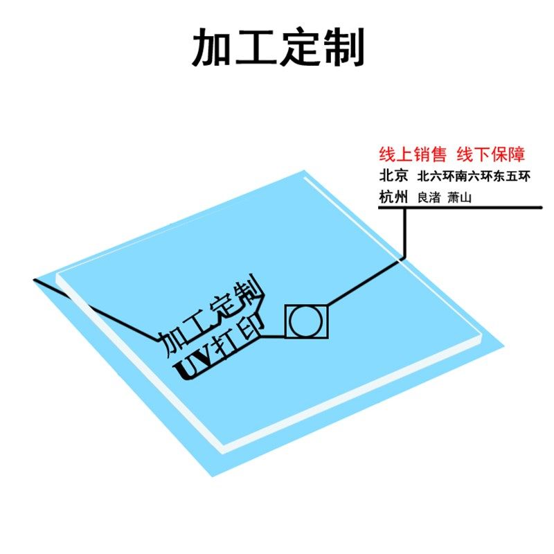 塑料板彩色板透光板 至展架盒子隔板