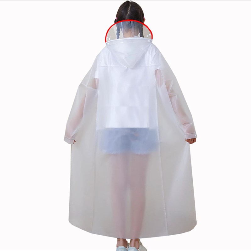 儿童雨衣男童大订做印字中书包位雨披
